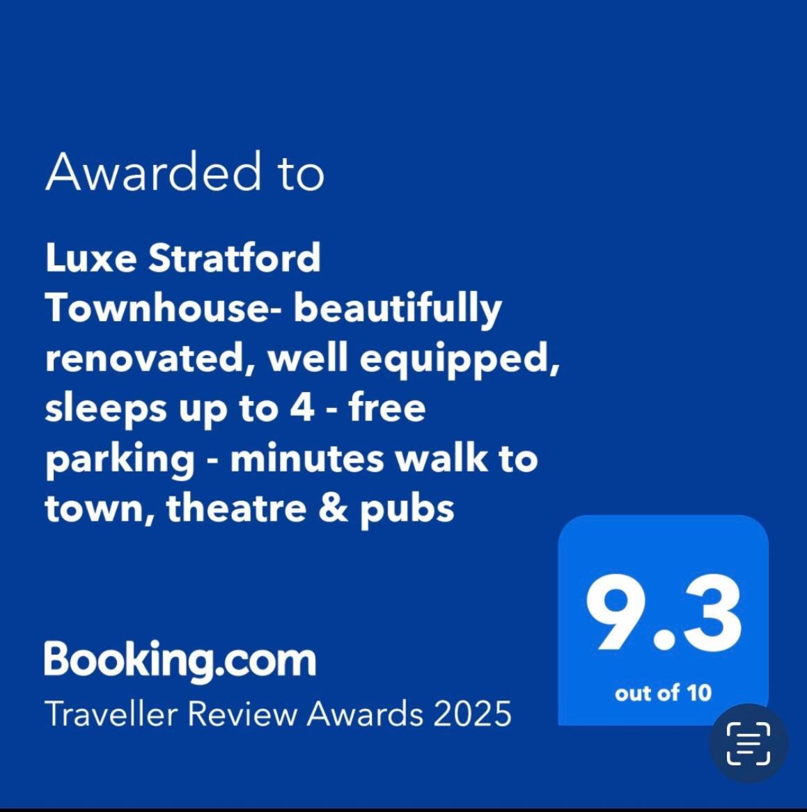 Luxe Stratford Townhouse Beautifully Renovated, Well Equipped, Sleeps 4, 2 Bathrooms, Free Parking - Minutes Walk To Town, Rsc & Pubs - Pet Friendly Exterior foto